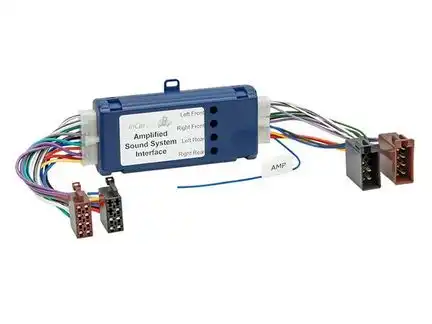 Aktivsystemadapter kompatibel mit Nissan Mazda Mercedes Landrover Honda Saab adaptiert von ISO auf ISO