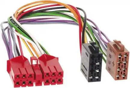 11111Autoradio Adapter Kabel kompatibel mit Renault R5 R19 II R21 Espace bis Bj.1993 adaptiert auf ISO (m)