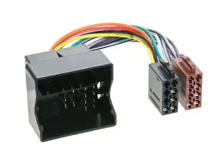 11111Autoradio Adapter Kabel kompatibel mit Renault Clio Fluence Laguna Megane III Scenic Grand Scenic Koleos Twingo Wind ab Bj. 2009 adaptiert von Quadlock auf ISO (m)