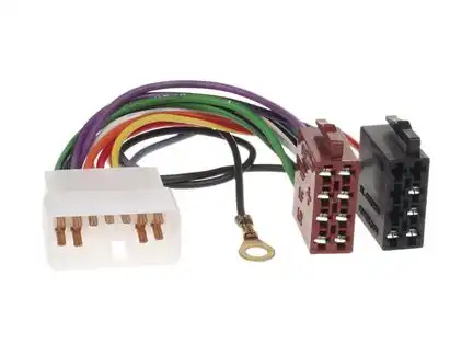 11111Autoradio Adapter Kabel kompatibel mit Subaru Justy ab Bj. 1996 