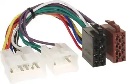 11111Autoradio Adapter Kabel kompatibel mit VW Taro adaptiert auf ISO (m) 
