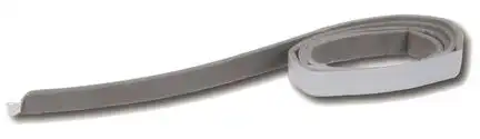 1111110 Meter - Dichtband 2 x 9 mm grau Schaumstoffband selbstklebend zur Lautsprecherabdichtung (Meterware)