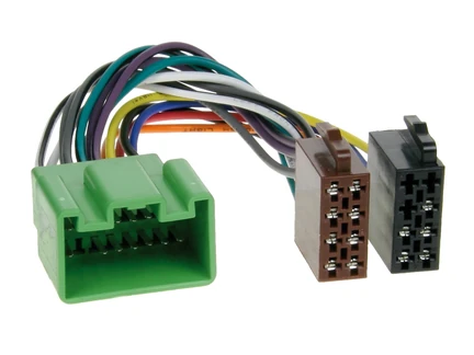 ACV Autoradio Adapter Kabel kompatibel mit Volvo V70 XC70 XC90 C30 C70 S80 S40 V50 mit High Performance Radios (16 PIN) adaptiert auf ISO (m)