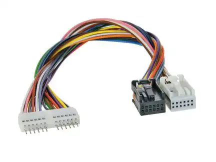 11111Einsatz für BMW Quadlock Gehäuse 2 x 12 Pol. auf 24 Pol. Stecker 