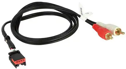 11111AUX Adapter kompatibel mit Volvo XC90 2004-2014 auf 2 x Cinch (f) 