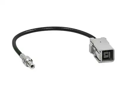 ACV GPS - Adapter kompatibel mit Alpine Blaupunkt Clarion Grundig Kenwood Philips adaptiert von SMB (m) auf GT5 grau (f)