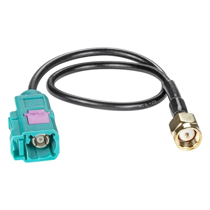 Fakra (F) Antennenadapter Kupplung auf SMA (M) Stecker für GSM GPS DAB Navi