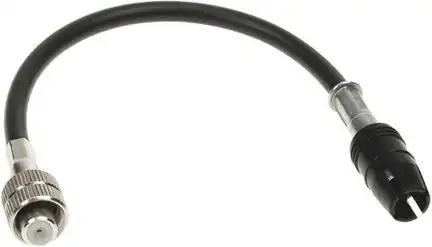 11111ACV Antennenadapter kompatibel mit VW Golf Passat 75 Ohm adaptiert von Doppelraststecker (m) auf M10 x 0.75 (f)