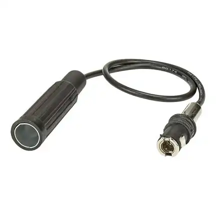 tomzz Audio Antennenadapter kompatibel mit Audi BMW Volvo A3 A4 A6 Mini V40 adaptiert von DIN (F) auf ROKA SNAP(m)