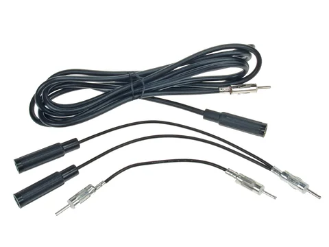 11111Antennenanschluss-Set kompatibel mit TMC adaptiert von DIN (f) auf DIN (m)