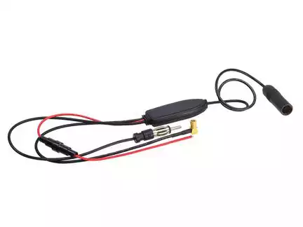11111Antennensplitter AM/FM DAB 30cm DIN / SMB(f) adaptiert von DIN (f) auf DIN (m) / SMB (f)
