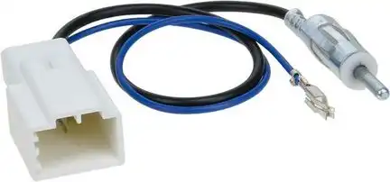 11111Antennenadapter kompatibel mit Toyota Lexus Citroen Peugeot Avensis Yaris adaptiert von GT13 (f) auf DIN (m)