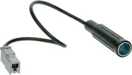 11111Antennenadapter kompatibel mit Hyundai Kia Autoradios adaptiert von GT13 (m) auf DIN (f)
