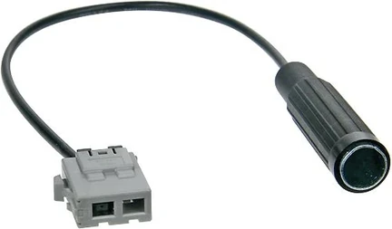 ACV Antennenadapter kompatibel mit Kia Opirus OEM Radio adaptiert von GT13 (m) auf DIN (f)