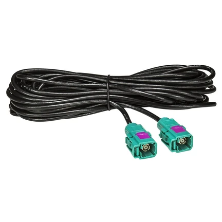 Fakra Antennen-Verlängerung 2m 200cm Fakra (F) Buchse auf Fakra (F) Buchse Kabel RG174 Typ Z codiert