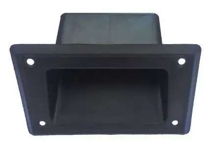 11111Boxentragegriff 0772.10845 Kunststoff schwarz 