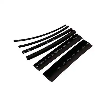 11111Schrumpfschläuche 100 tlg. Nachfüllpack Farbe: schwarz 