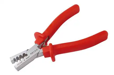 Blanko Handcrimpzange / Presszange Aderendhülsen für 1.5 - 6.0mm² 