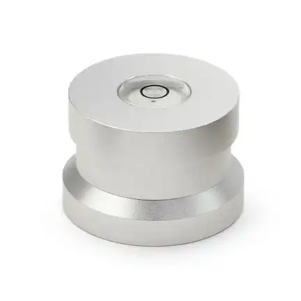 Dynavox ASP3 Schallplatten Aluminium Single Puck silber mit Libelle 