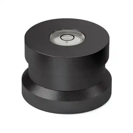 Dynavox ASP3 Schallplatten Aluminium Single Puck schwarz mit Libelle 