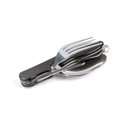 11111Camping-Outdoorbesteck Messer Gabel Löffel Reisebesteck 