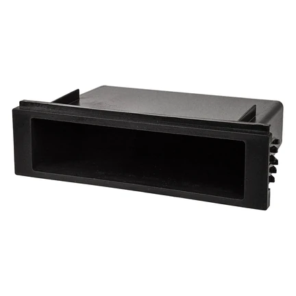 tomzz Audio Ablagefach Schacht Kunststoff mit Auflagekante Höhe 50mm schwarz