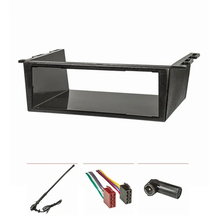 Universal Autoradio Einbauset Unterbau Gummiantenne Antennenadapter DIN ISO