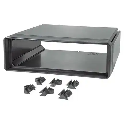 Autoradio Unterbaukonsole stapelbar Universal für Autoradio Funk Taxameter PKW LKW Boot Wohnmobil Baufahrzeuge