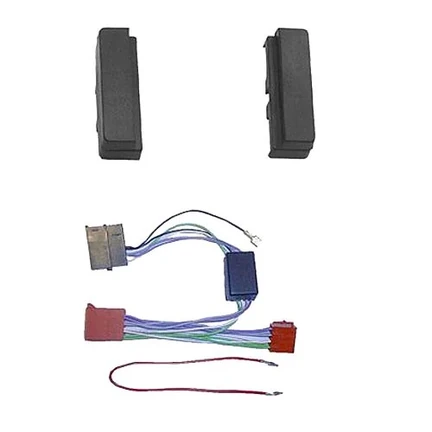 Radioeinbauset kompatibel mit Audi A3 TT (8L) (8N) 1-DIN schwarz bis Bj. 01/1999