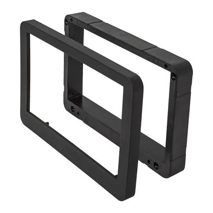 tomzz Audio Doppel DIN Radioblende kompatibel mit Alfa Romeo 159 Brera Spider schwarz