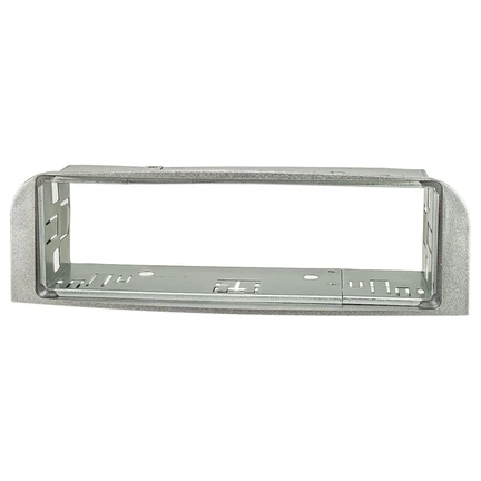 Radioblende Metallschacht kompatibel mit Alfa Romeo 147 Typ 937 2000-2010 GT Typ 937 2004-2010 silber