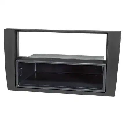 Radioblende kompatibel mit Audi A4 B7 8E 8H Seat Exeo 3R 3RN schwarz