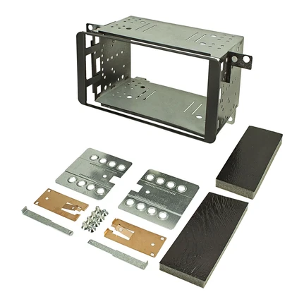 Doppel DIN Radioblende kompatibel mit Daihatsu Sirion II Subaru Justy II Toyota Landcruiser ab 2010