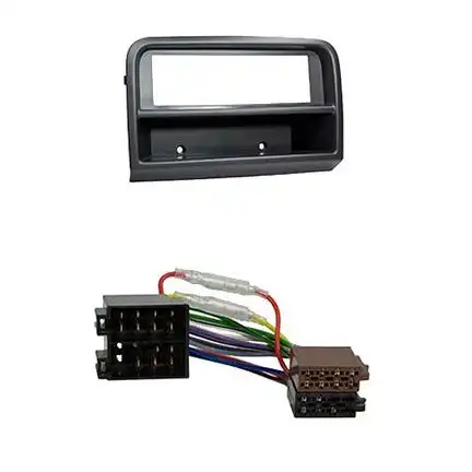 Radioeinbauset kompatibel mit Fiat Croma 1-DIN mit Fach schwarz 2005-2010