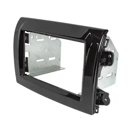 11111Doppel DIN Radioblende kompatibel mit Fiat Ducato Serie 8 Piano Lack schwarz Fahrzeuge mit Radiovorbereitungab 2021