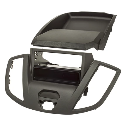 Doppel DIN 1DIN Radioblende kompatibel mit Ford Transit V363 ab 2014 mit Warnblinkschalter nur Fzg. ohne 4.2 Zoll Display