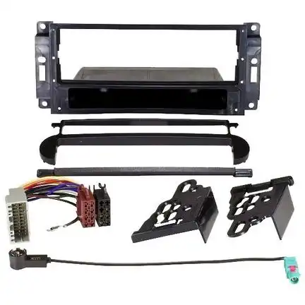 Radioeinbauset kompatibel mit Dodge Caliber 1-DIN schwarz Bj. 2007 - 2008