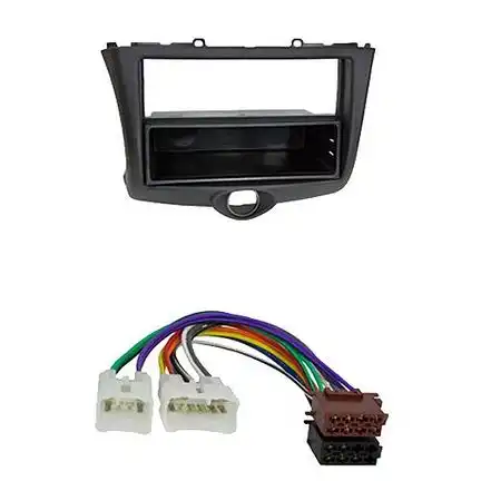 Radioeinbauset kompatibel mit Toyota Yaris 1-DIN mit Fach schwarz Bj. 2003 - 2006