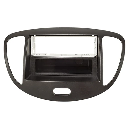 Radioblende Metallschacht kompatibel mit Hyundai i10 2008-2013 schwarz 