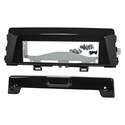 Radioblende kompatibel mit Kia Picanto JA Pianolack schwarz ab 2017 