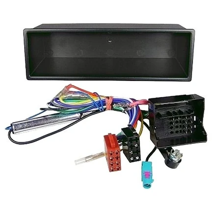 Radioeinbauset kompatibel mit Peugeot 207 307 Expert 1-DIN schwarz 