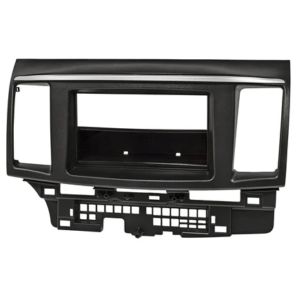 Doppel DIN Radioblende kompatibel mit Mitsubishi Lancer 2008-2017 schwarz