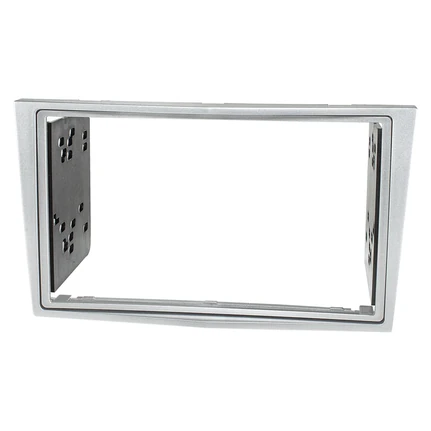 Doppel DIN Radioblende Set kompatibel mit Opel Antara Astra Corsa Tigra Vivaro Zafira lichtsilber für China Geräte 178x103mm