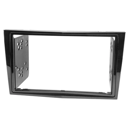 Doppel DIN Radioblende Set kompatibel mit Opel Antara Astra H Zafira B Corsa D Tigra Piano Lack schwarz für China Geräte 178x103mm