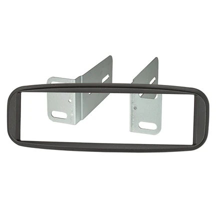 Radioblende kompatibel mit Renault Clio IV 2012-2017 dunkelgrau soft touch