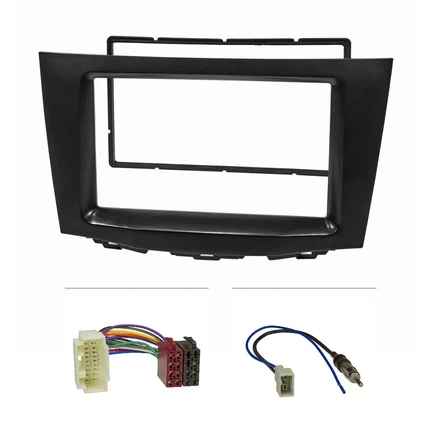 tomzz Audio Doppel DIN Radioblende kompatibel mit Suzuki Kizashi 2-DIN schwarz 2009-2014