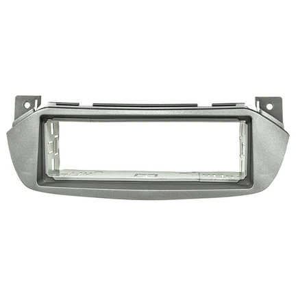 Radioblende Metallschacht kompatibel mit Suzuki Alto 2009-2016 Nissan Pixo 2009-2013 silbermetallic