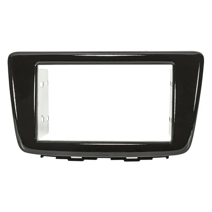 Doppel DIN Radioblende Set kompatibel mit Suzuki Baleno ab 2016 Piano Lack schwarz