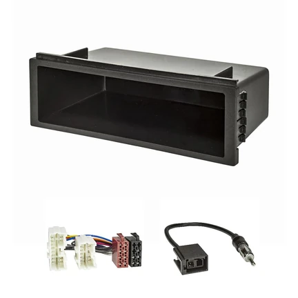 Radioblende Set kompatibel mit Volvo S70 V70 Profi Version S70/V70 mit Antennenadapter GT5 Radioadapter ISO