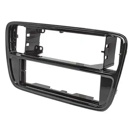 11111Radioblende kompatibel mit VW Seat Skoda UP Mii City Go 1-DIN Piano Lack schwarz ab Bj. 2011